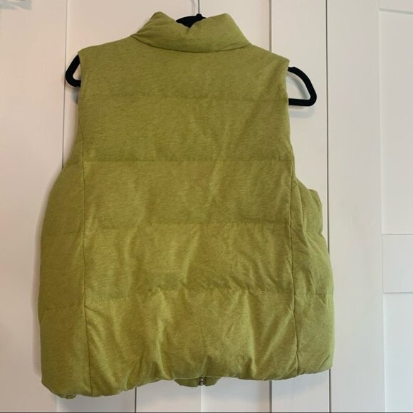 J. Jill Green Down Vest Size Medium - Picture 7 of 8